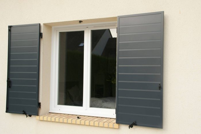 Volet en aluminium sur mesure